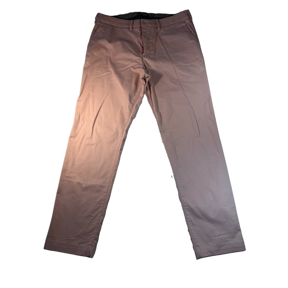 Express Hyper Stretch Slim 36x32 Pink Men's Pants Summer